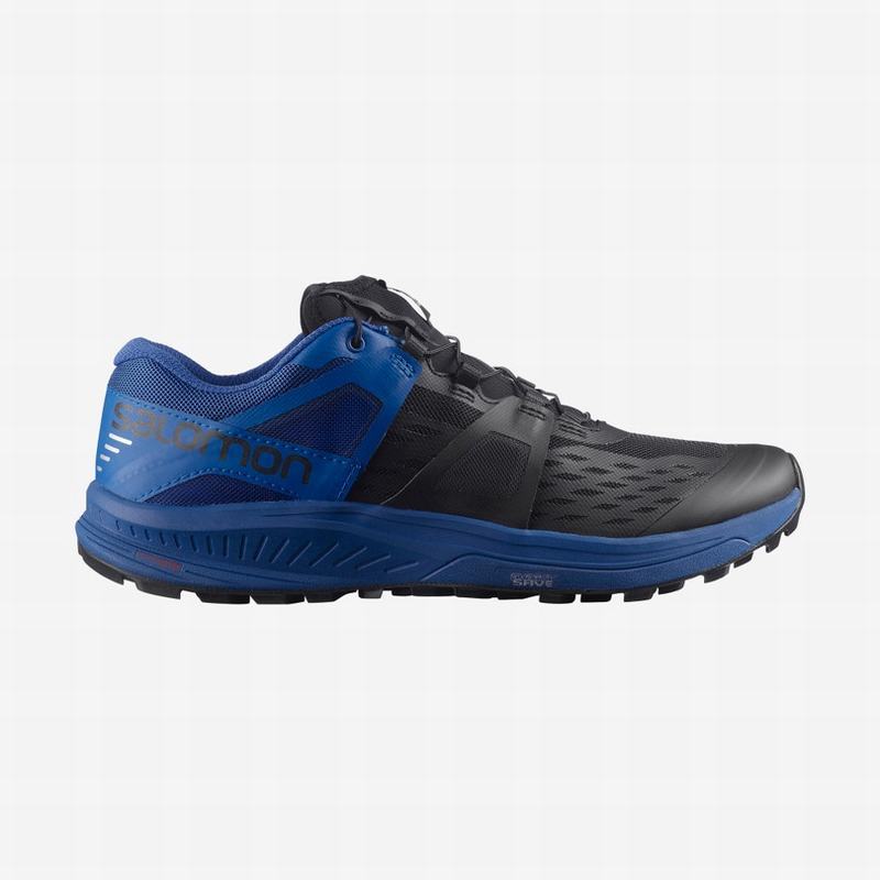SALOMON ULTRA /PRO Philippines - Men's Trail Running Shoes - Black/Blue | 637092-IOH